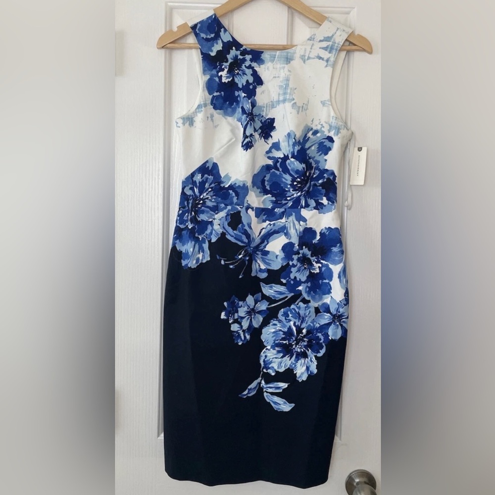Maeve Anthropologie Banda Pencil Midi Dress Floral